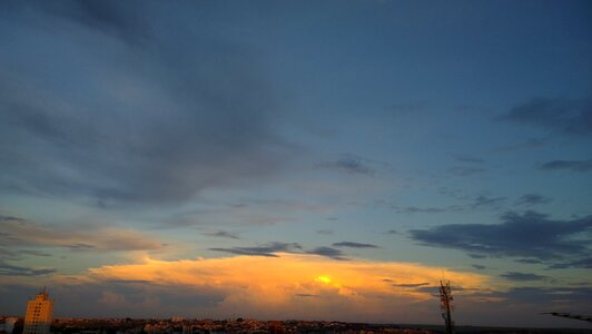 Horizon nature storm photo