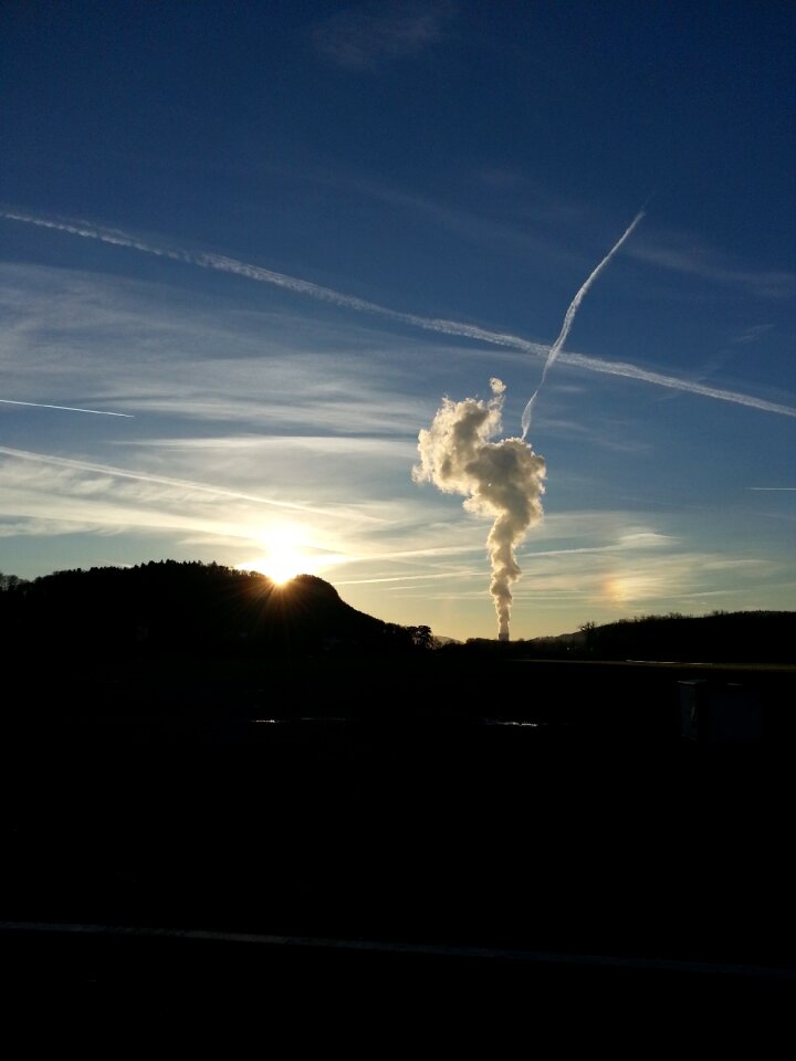 Clouds water vapor steam