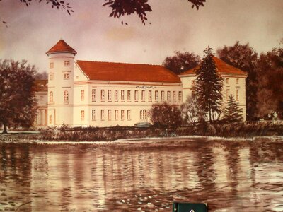 Rheinsberg castle vintage building