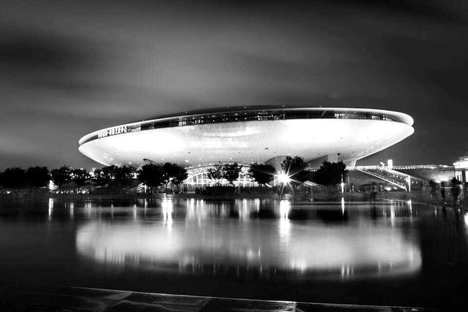 Water modern landmark