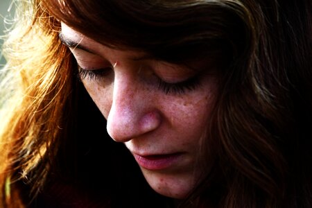 Hair portrait detail