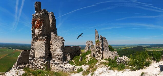 Ruins castle slovakia