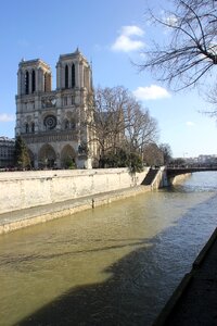 Paris church notre-dame photo