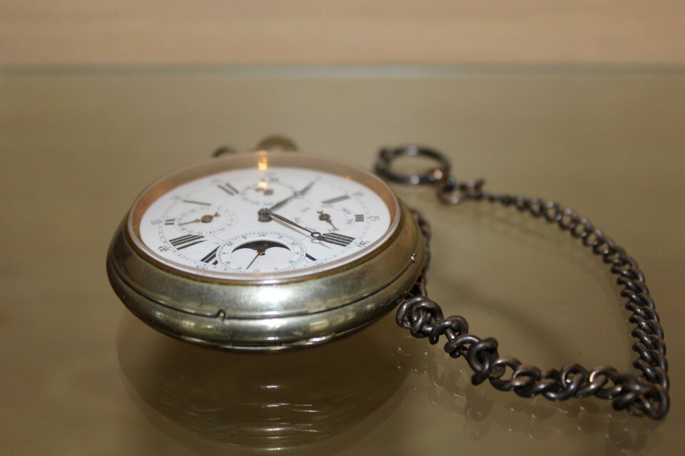 Antique brown clock