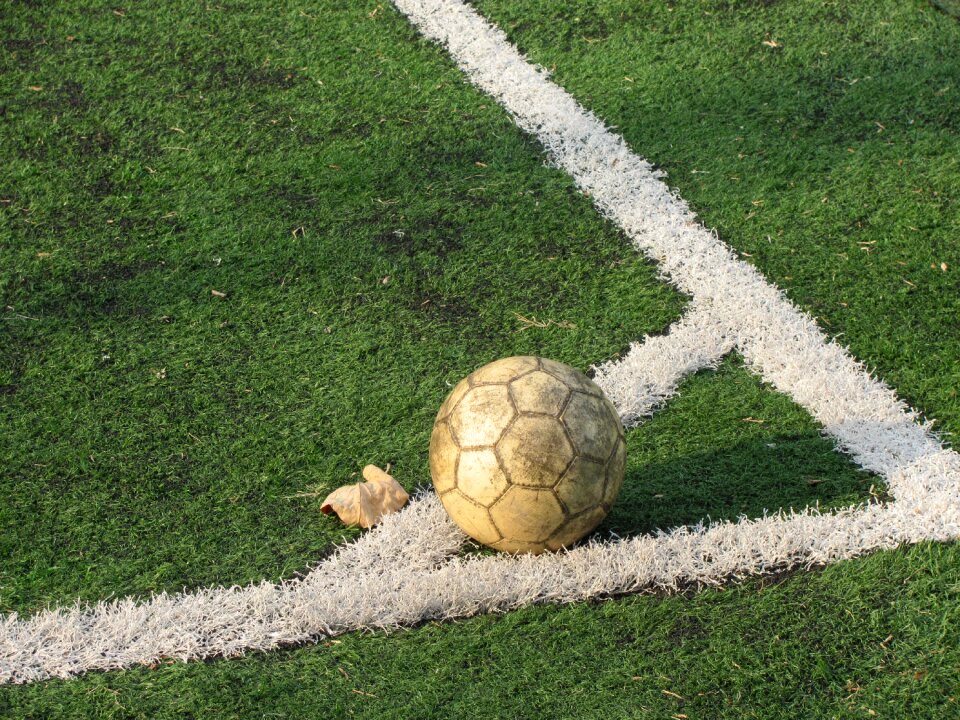 Corner kick sport field