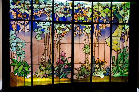 Stained glass windows architecture new art photo