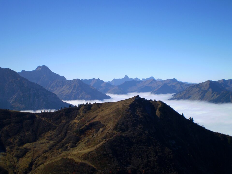 Oberallgäu alpine deep mist