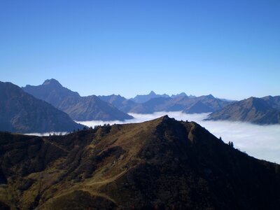 Oberallgäu alpine deep mist photo