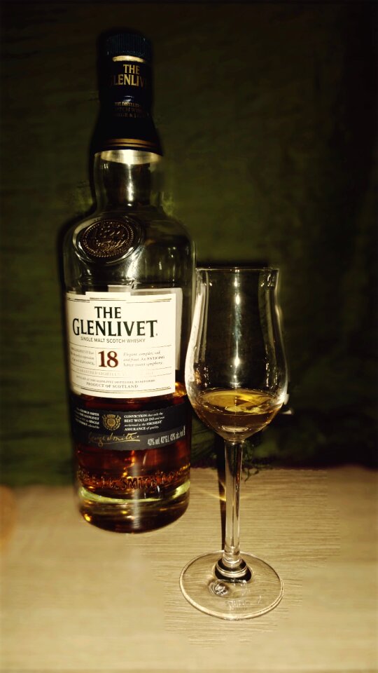 Whisky alcohol bottle