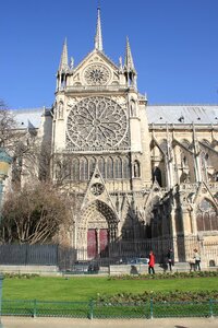 Paris church notre-dame photo