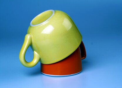 Mugs yellow orange