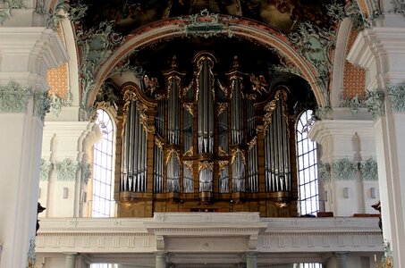 Gallen cathedral st collegiate church late baroque photo