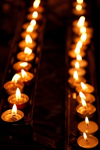 Candlelight celebration christmas photo