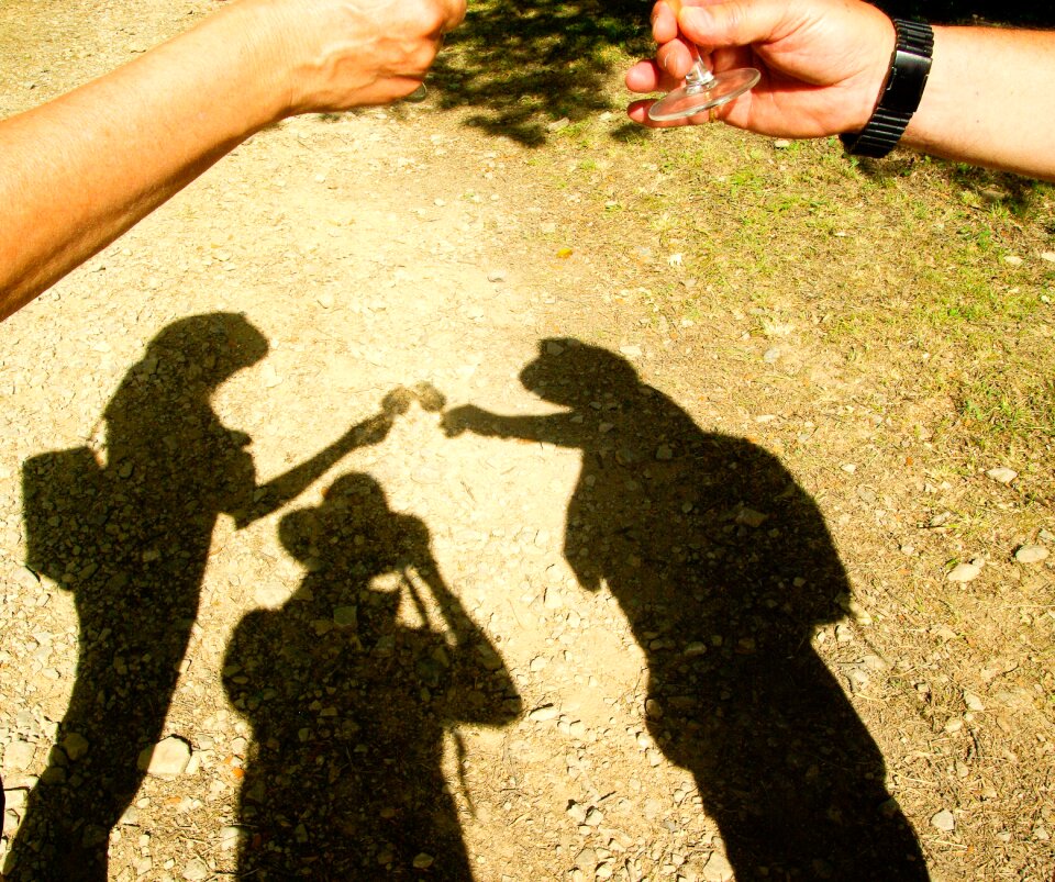 Shadows meeting toast