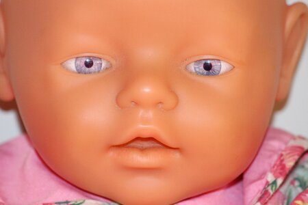 Blue portrait toys