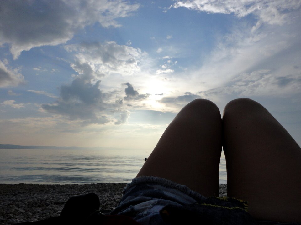 Beach summer female photo