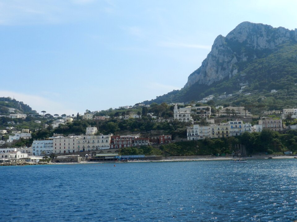 Mediterranean seascape coastline