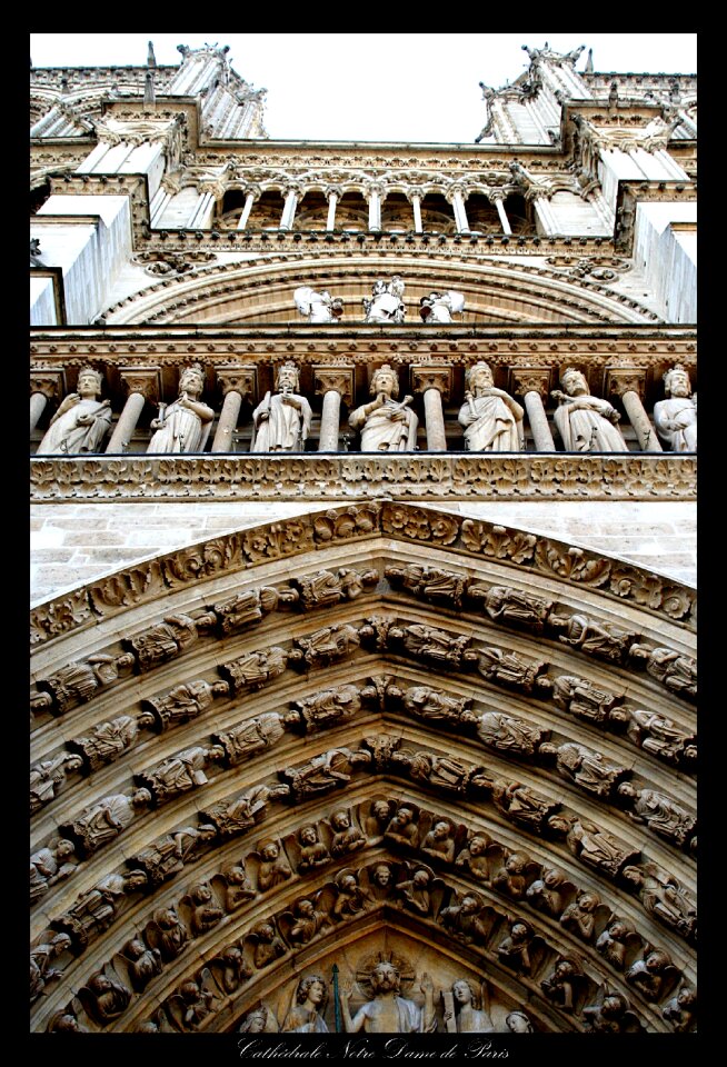 Paris notre dame church