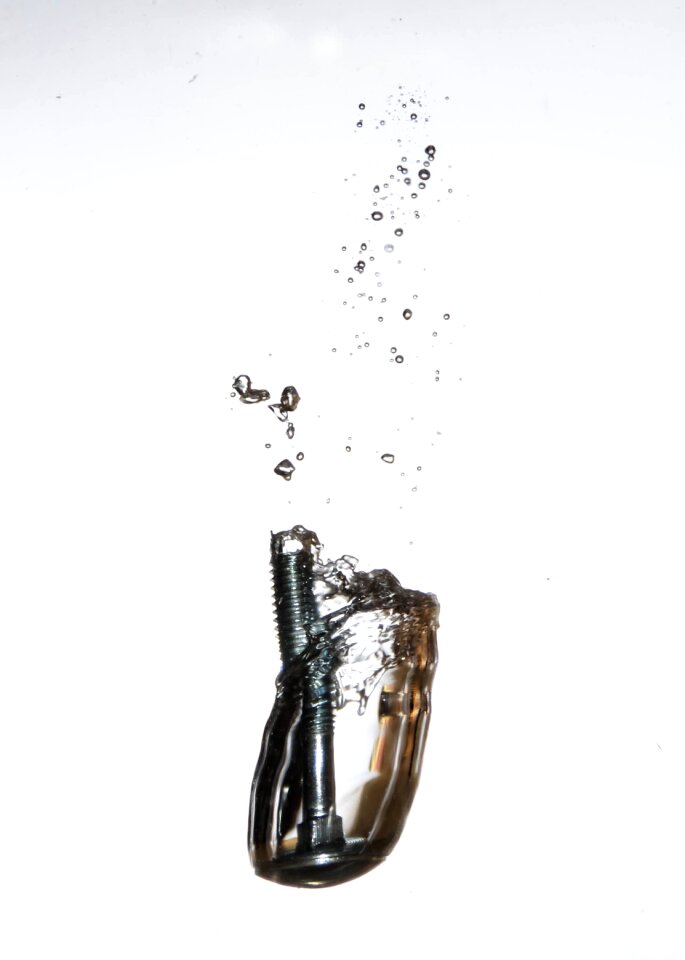 Water bubble immersion