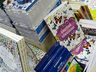 Books colors coloring book