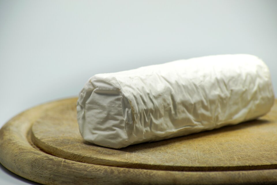 White dairy cutting board photo