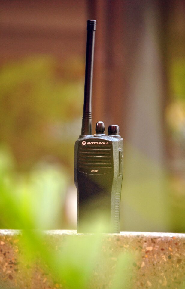 Technology wireless brown phone
