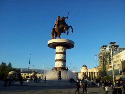 Alexander horse monument