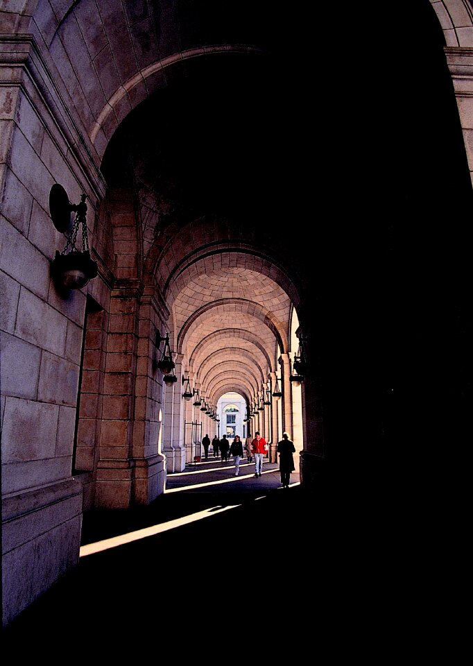 Shadow people hall