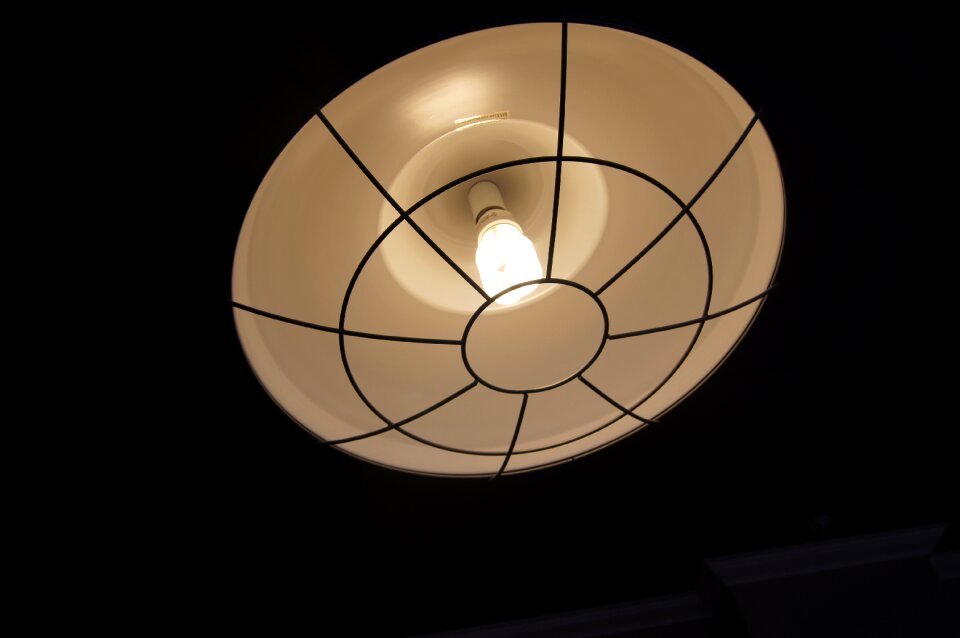 Light bulb black lamp