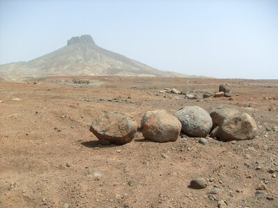 Boa vista desert cape verde photo