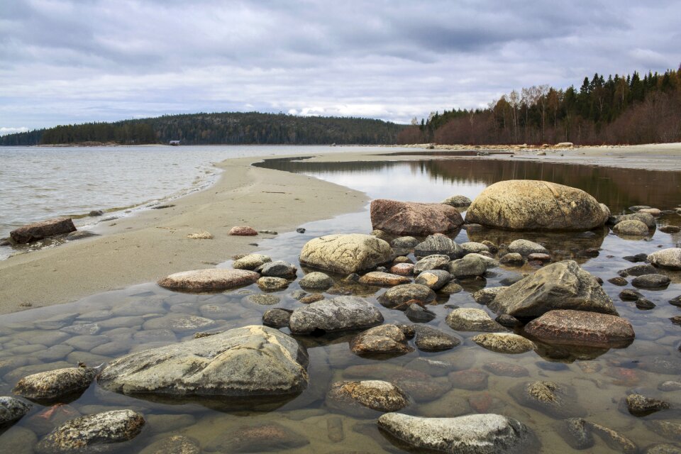 Landscapes cliffs water photo