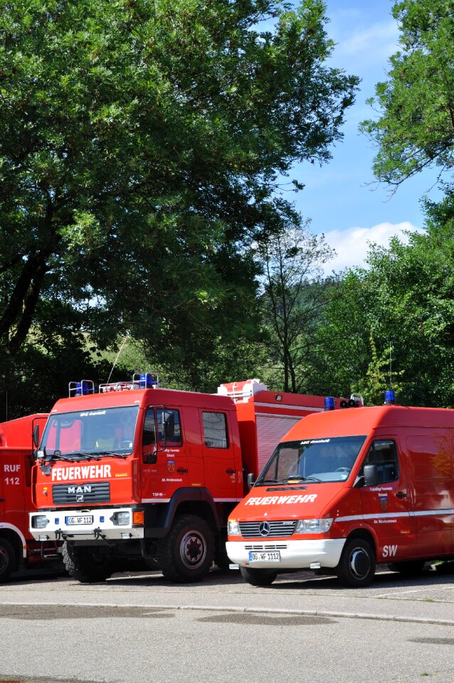Vehicles fire truck red