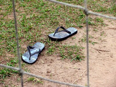 Footwear dropped lost