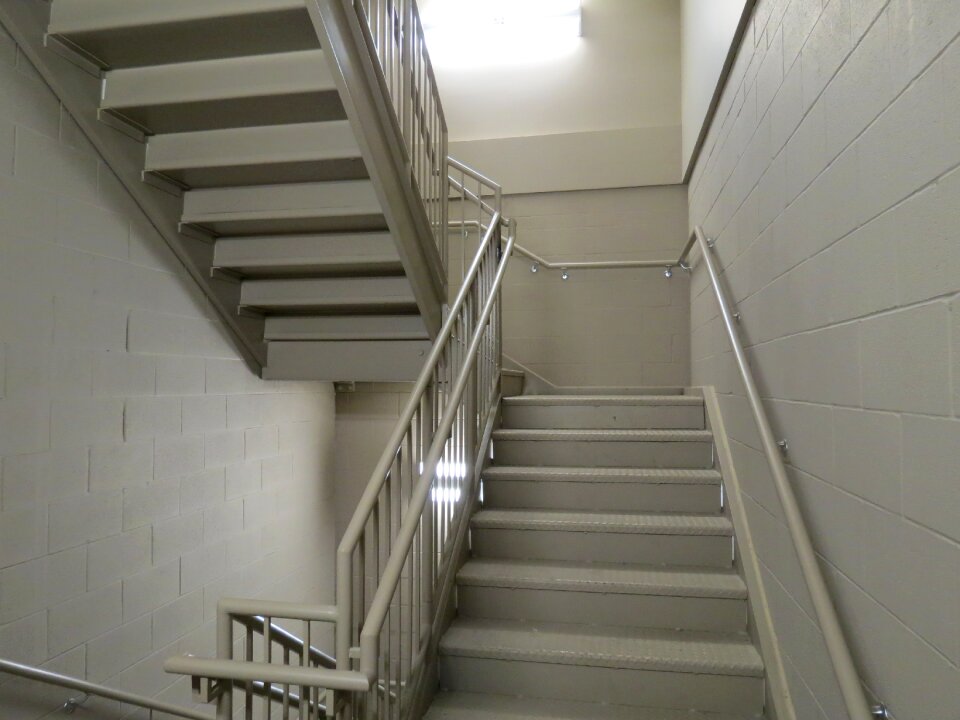 Stairs inside architecture