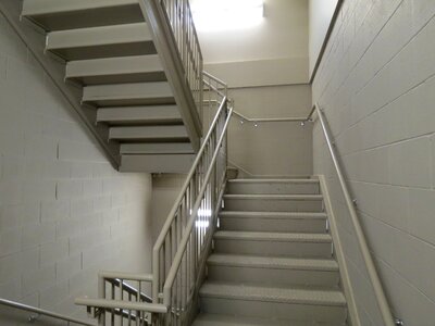 Stairs inside architecture