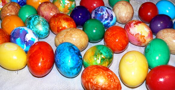 Eggs colorful photo
