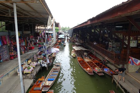 Floating market travel market photo