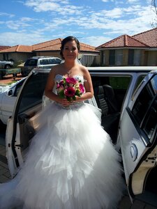 White gown love