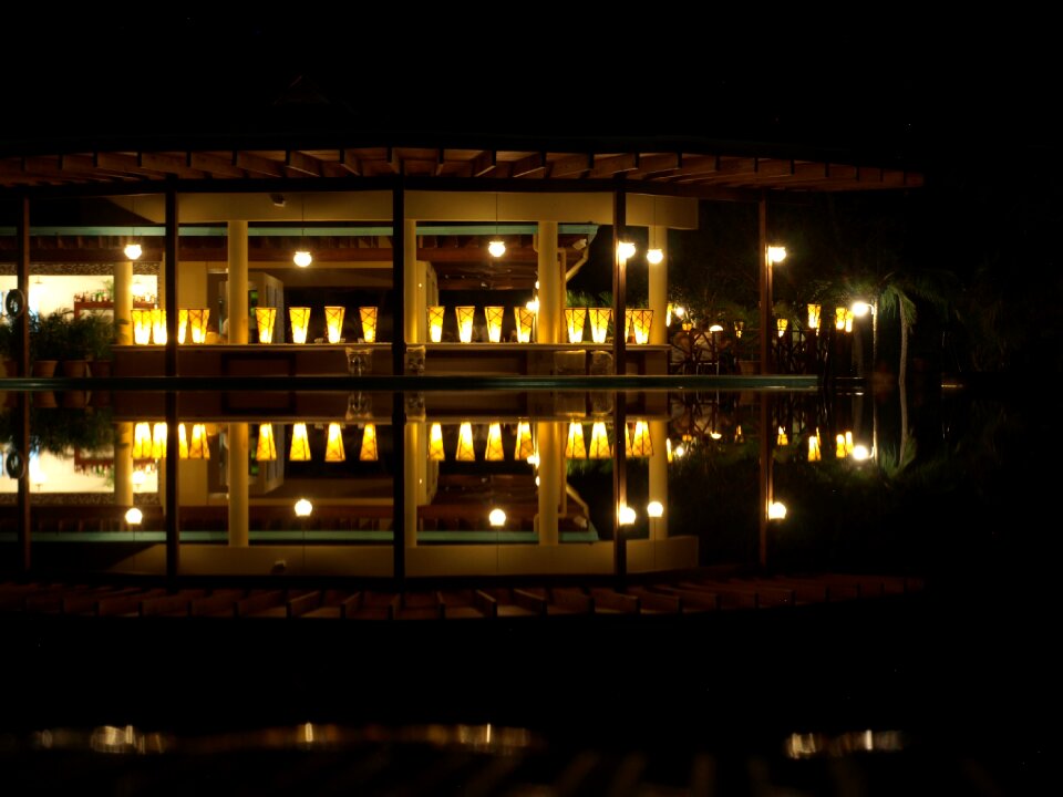 Light lights water