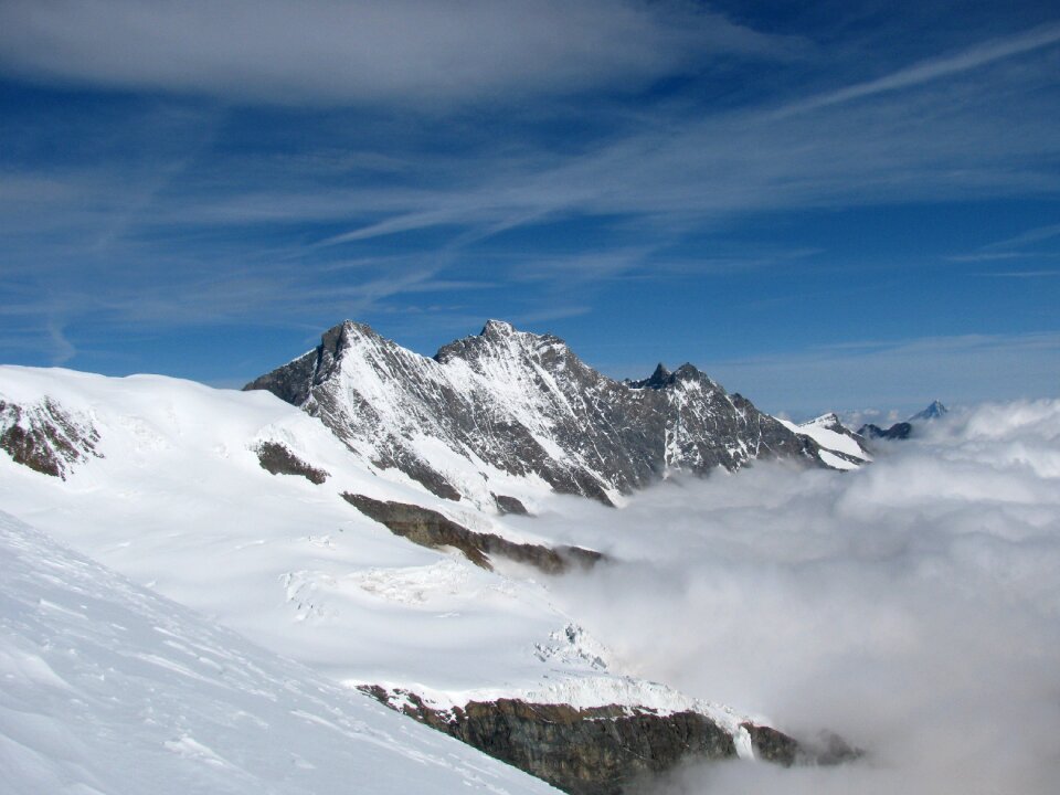 Mountains snow alpine