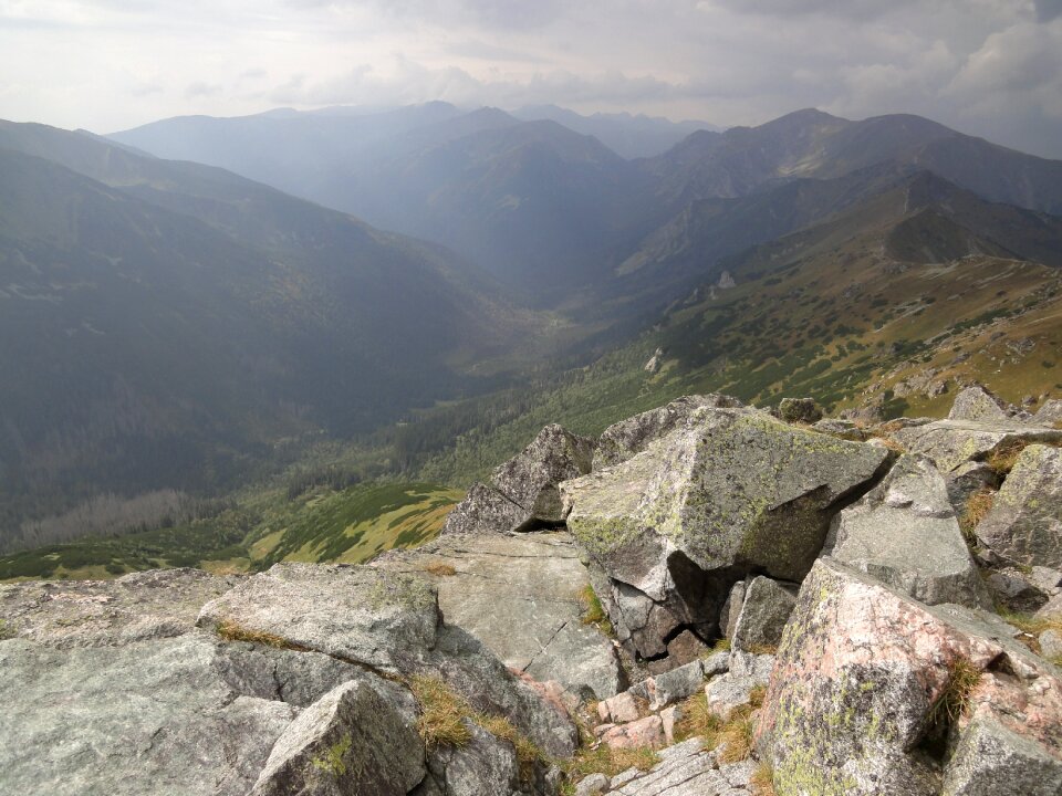 View nature mountains