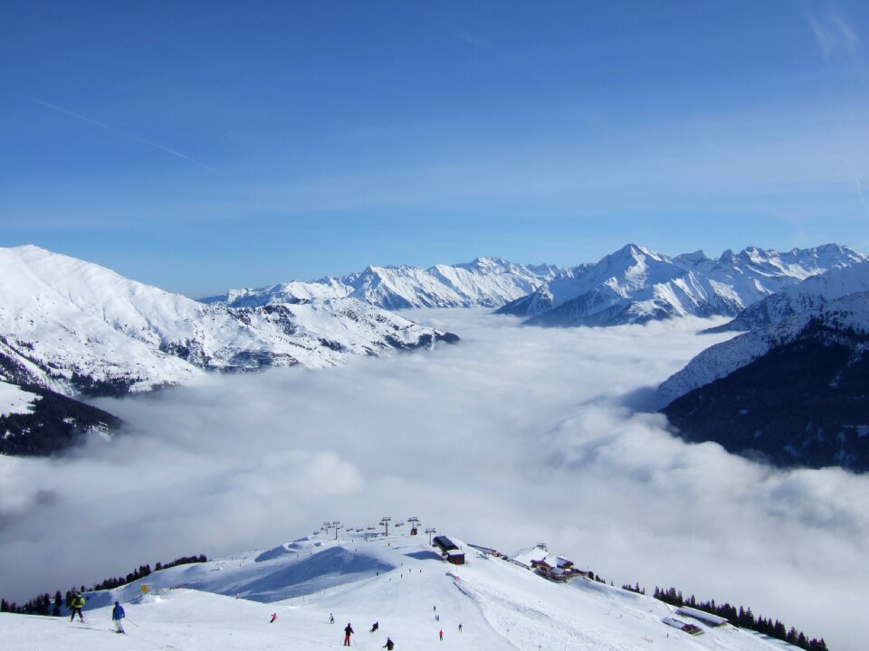Clouds sky alpine