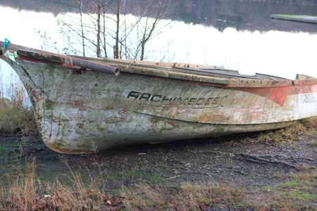 Rowboat water salvaged photo