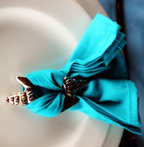 Fabric table decoration plate