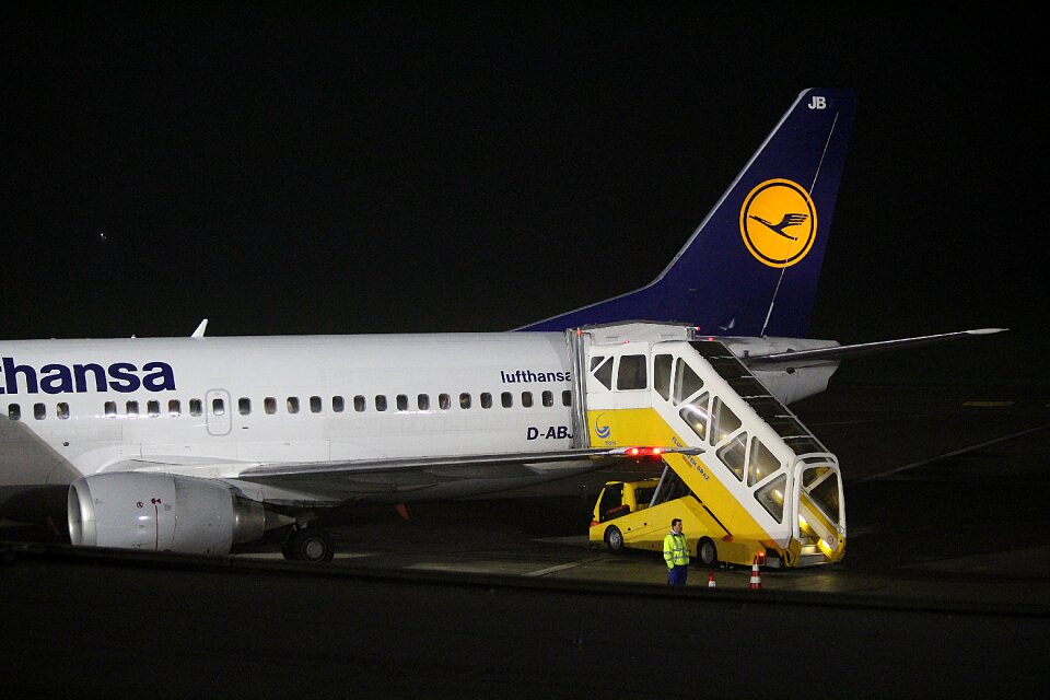 Airliner airport travel