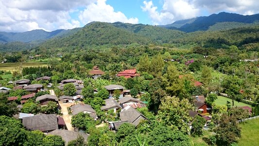 Thailand rural mountain photo