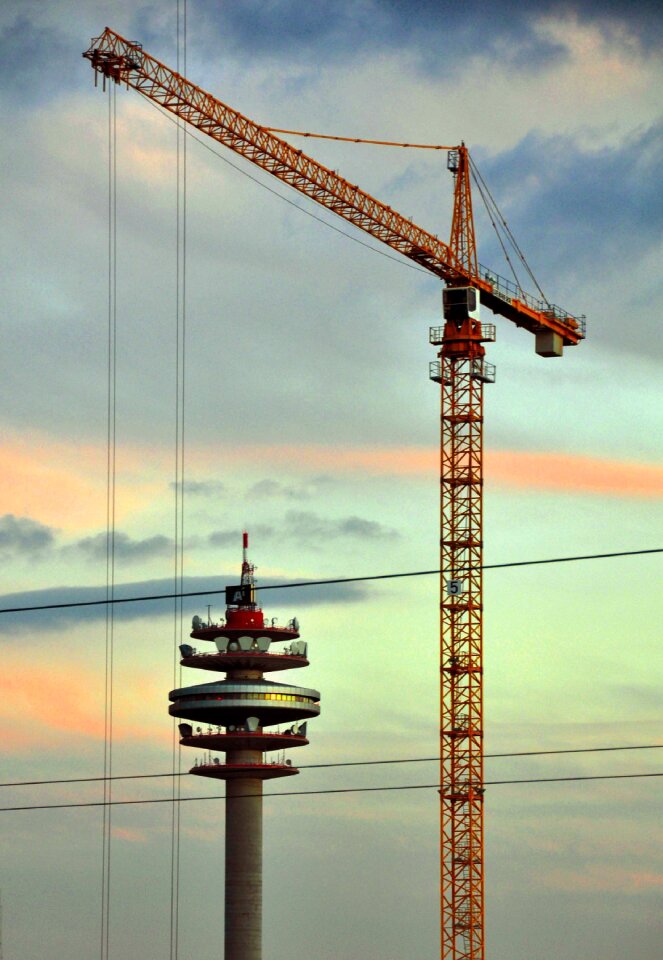 Load crane boom crane boom
