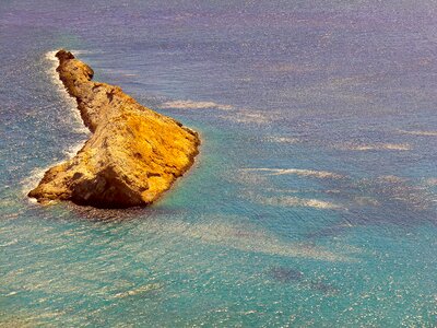 Folegandros island sea photo