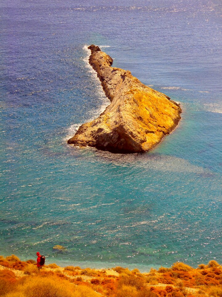 Folegandros island sea photo