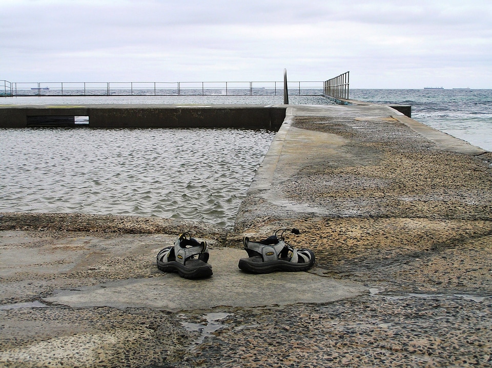 Swim water rock